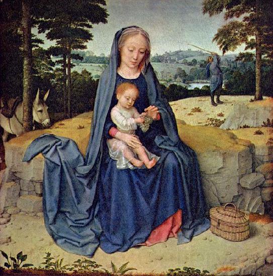 Gerard David The Rest on the Flight into Egypt